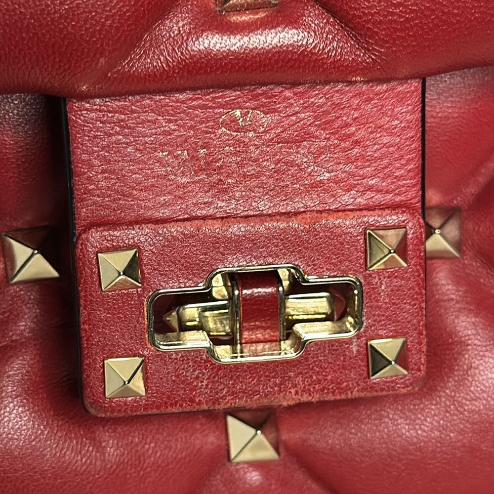 💯 Authentic Valentino Candy Handbag Shoulder Bag Red🍀 - Picture 9 of 16